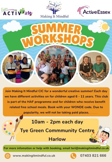 Harlow Holiday Clubs 2026